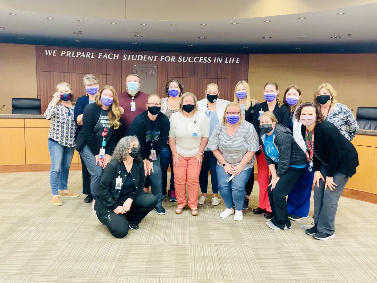 Thank you to our school nurses on School Nurse Appreciation Day (and thanks to all LPNs and clerks who also serve our students and are not pictured).

These folks ROCK!! <a href="/LSR7/">Lee's Summit R-7 Schools</a>