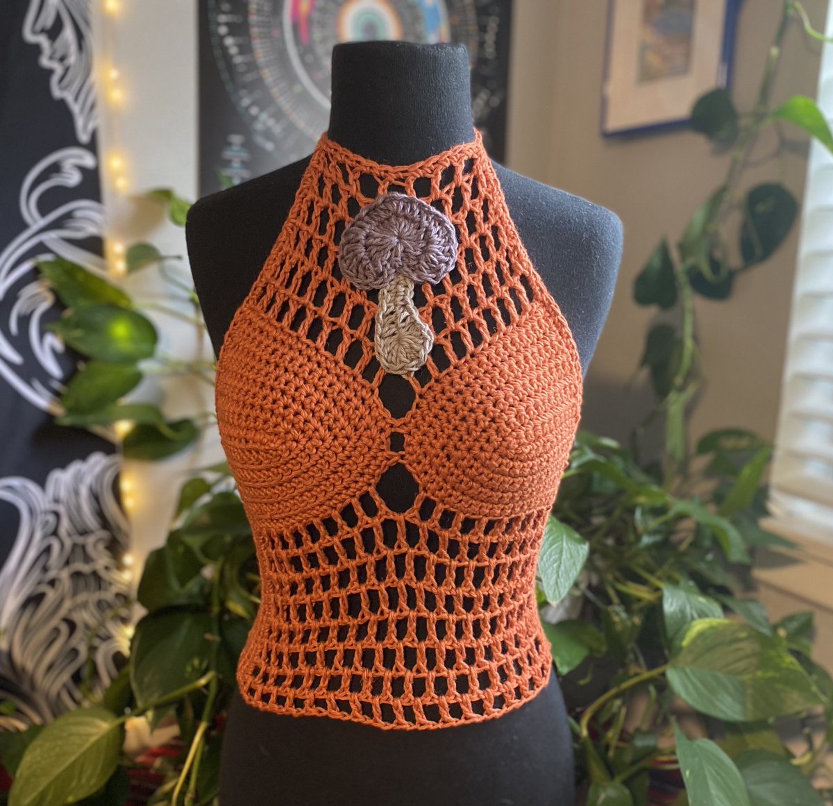 ProckSamantha's tweet photo. Mushroom Bloom top size medium. Available now. Customs by DM. https://t.co/dAUhppyn7b