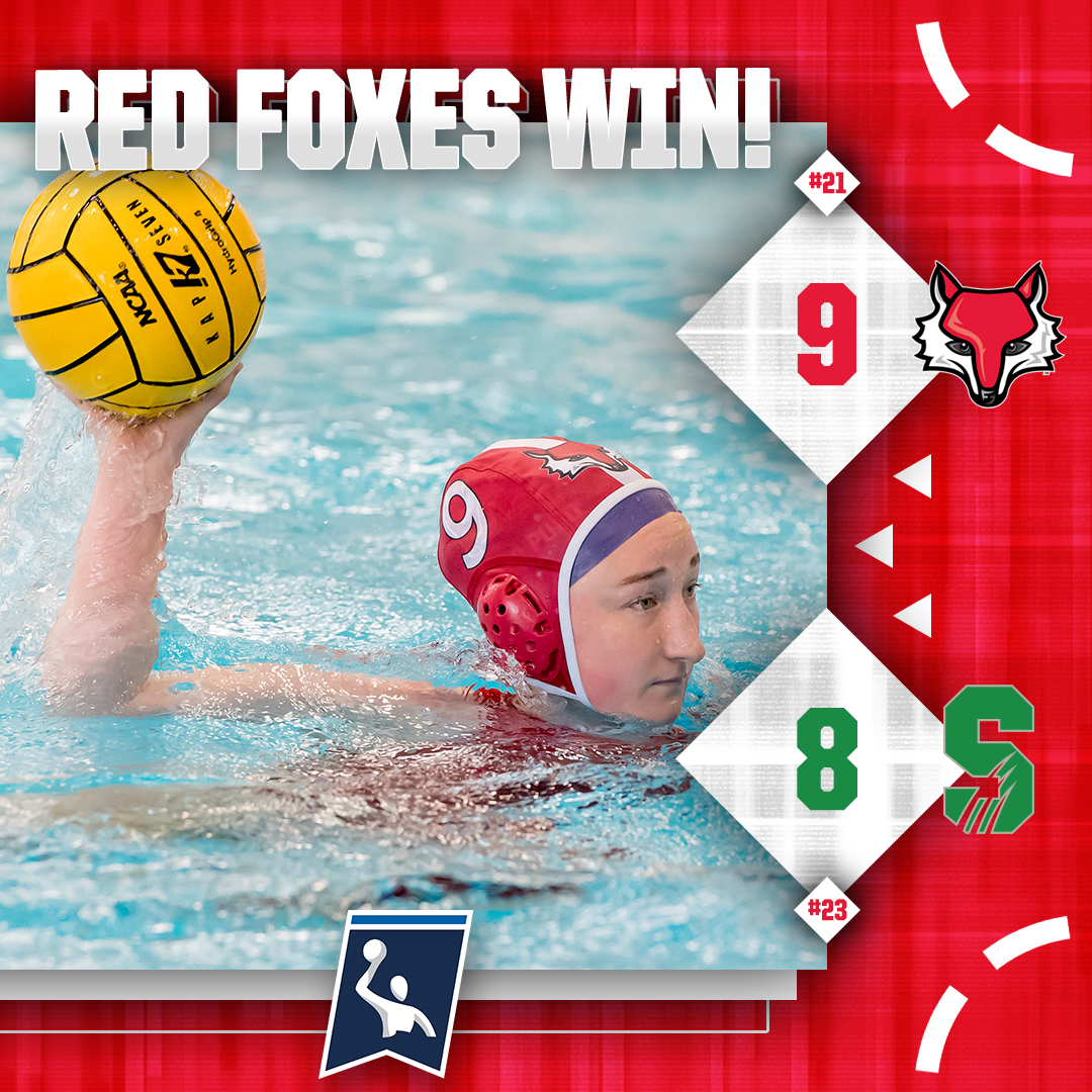 WHAT A GAME!!!!!!!

The Red Foxes come from behind and win on a penalty shot from Myriam Lizotte with 6⃣ seconds left in the game!!!!!!

WE'RE MOVIN' ON!!!!! #GoRedFoxes #NCAAWP