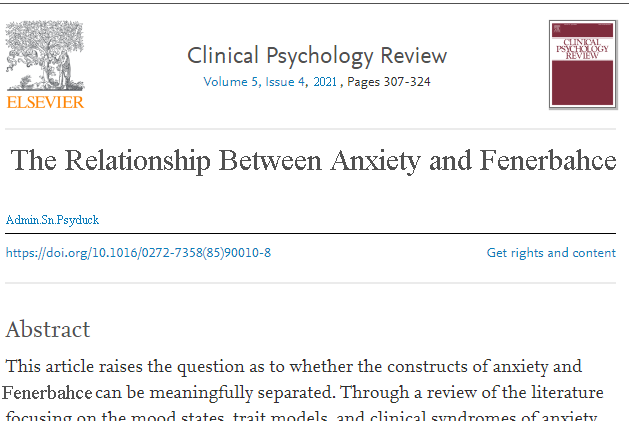 Araştırmamız yayında, ScienceDirect hesabınızdan like atmayı unutmayın lütfen, teşekkürler.