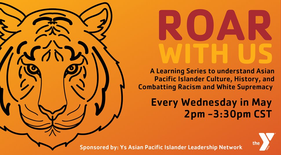 Ready to take a stand against API hate in today's #YRoarWithUs event hosted by the Y's Asian Pacific Islander Leadership Network <a href="/GlobalYMCA/">Advancing Equity at the Y</a> #YforAll #ForABetterUs