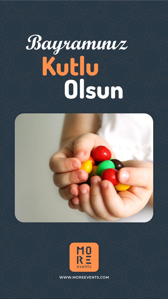 MOREEvents_'s tweet photo. El öpebileceğimiz, doyasıya sarılabileceğimiz, birlikte eğlenebileceğimiz günlerin en kısa sürede gelmesi dileğimizle. Herkese iyi bayramlar 🍬🍫  #iyibayramlar https://t.co/ExGRXe2M2E