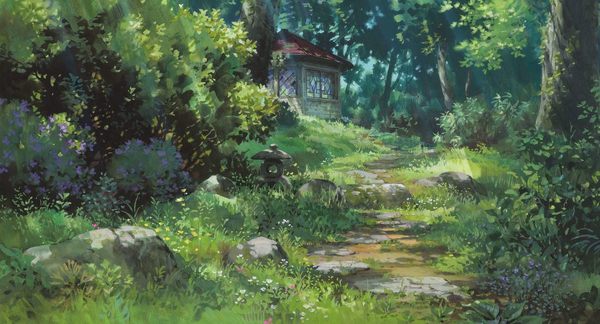 GhibliUSA's tweet image. Get away from it all. 🌳