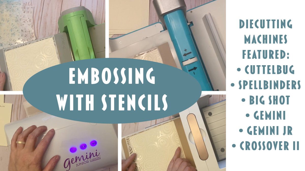 LLLC's tweet image. Want to LEARN HOW TO EMBOSS WITH STENCILS? and MORE! - mailchi.mp/lalalandcrafts…