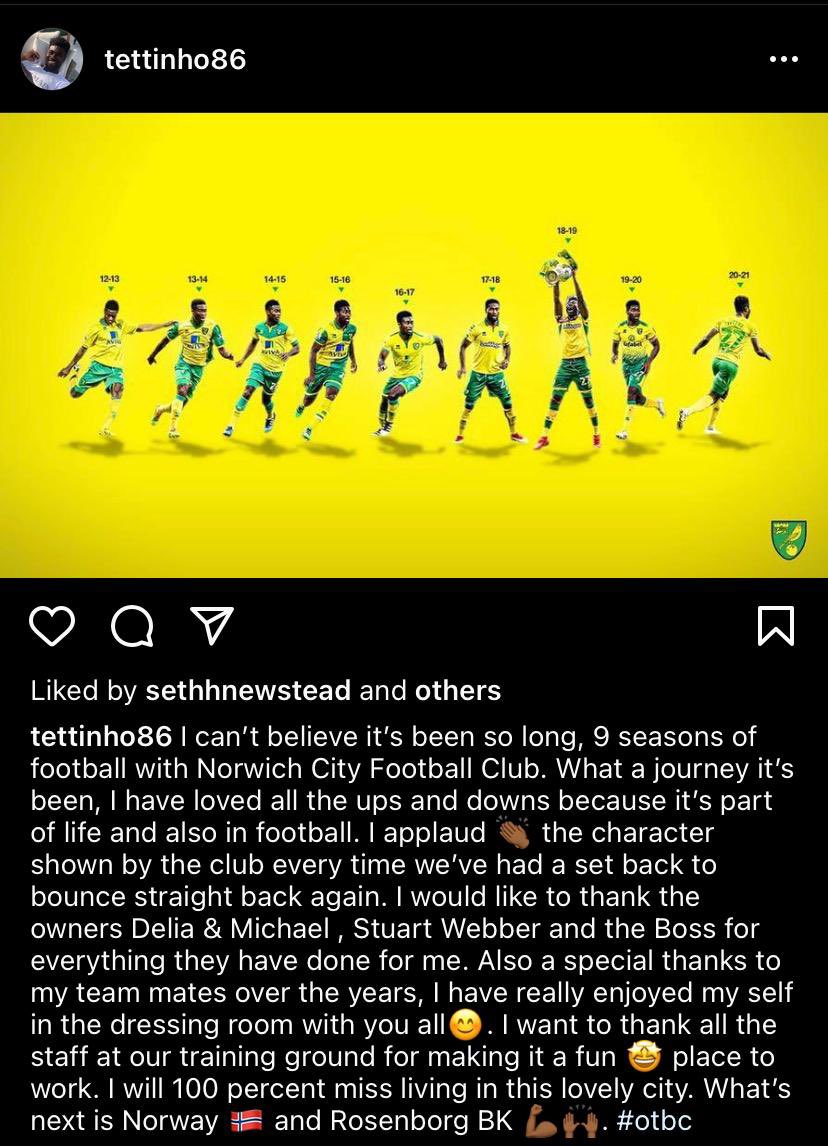 Norwich City FC tweet media