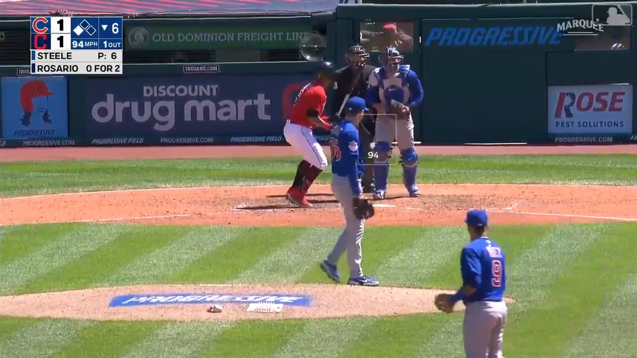 Cubs at Guardians / Twitter