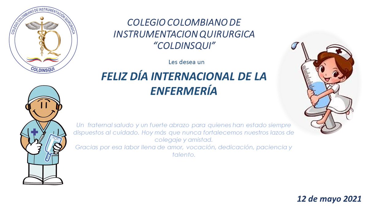 COLDINSQUI's tweet photo. Dia internacional de la Enfermeria
#coldinsqui https://t.co/RTzAiIrXaE