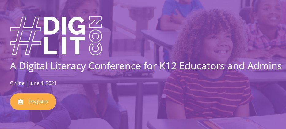 WickedEdTech's tweet photo. A Digital Literacy Conference for K12 Educators and Admins
Explore digital literacy during a one-day professional learning opportunity for teachers, administrators, technology coaches, and library media specialists. https://t.co/sGBrpRY8Cg #edchat #EDU #edtech #digcit #DigLitCon https://t.co/Fi5tiTRWPQ