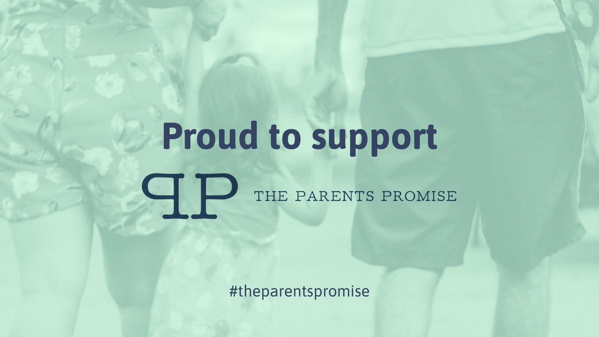 This is so so important &amp; I’m thrilled to support #ParentsPromise. Kids need to be put in the centre, not in the middle. Helping parents make a positive commitment to their children today, in case of a relationship breakdown tomorrow. Find out more: theparentspromise.org.uk