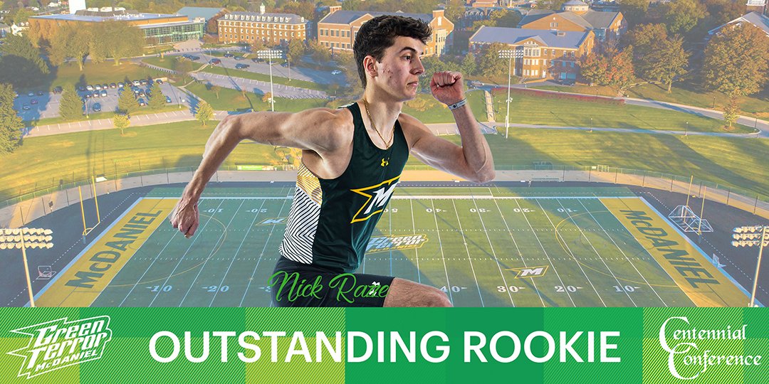 mcdanielsports's tweet photo. MOT&F: #McDaniel’s Nick Razze named #CentConf Outstanding Rookie #getonthehill #mcdmotf https://t.co/QF8Svcx11i https://t.co/4p3KTy4zMs