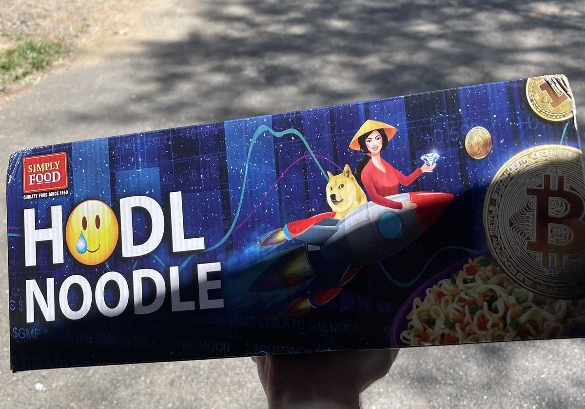 brianchoffman's tweet photo. Dinner is planned! HODL!!!! https://t.co/hxTAVvz2P9