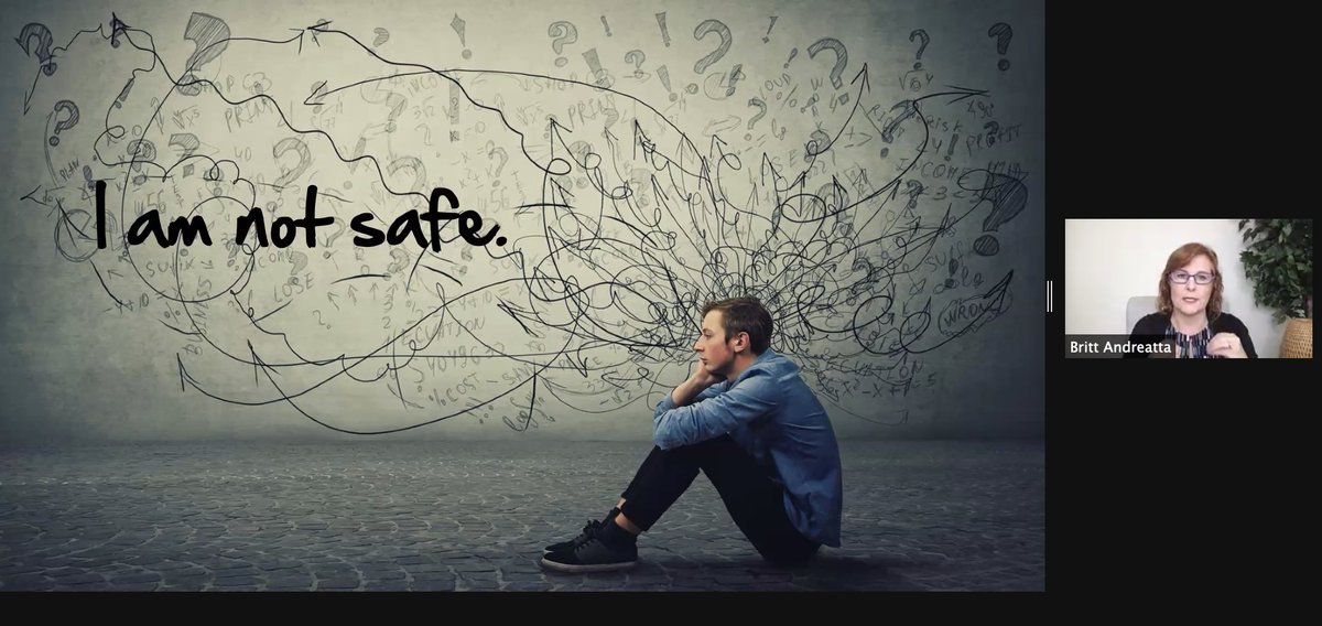 Prokotweet's tweet photo. We've all been immersed in an environment that is not safe for the last year. It's been exhausting to employees both physically and emotionally, says @BrittAndreatta in @CornerstoneInc #WinWithContent summit https://t.co/YU64m8S2LK