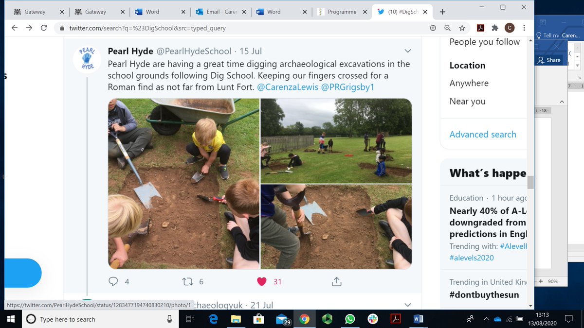CarenzaLewis's tweet image. Delighted to hear #DigSchool is shortlisted for the Learning Outreach Award in this year’s Museum and Heritage Awards!!!😀Still free online digschool.org.uk #MandHAwards 
@MandHShow @archaeologyuk @HistoricEngland 
#lockdownlearning @unilincoln
  awards.museumsandheritage.com/shortlist-2021/