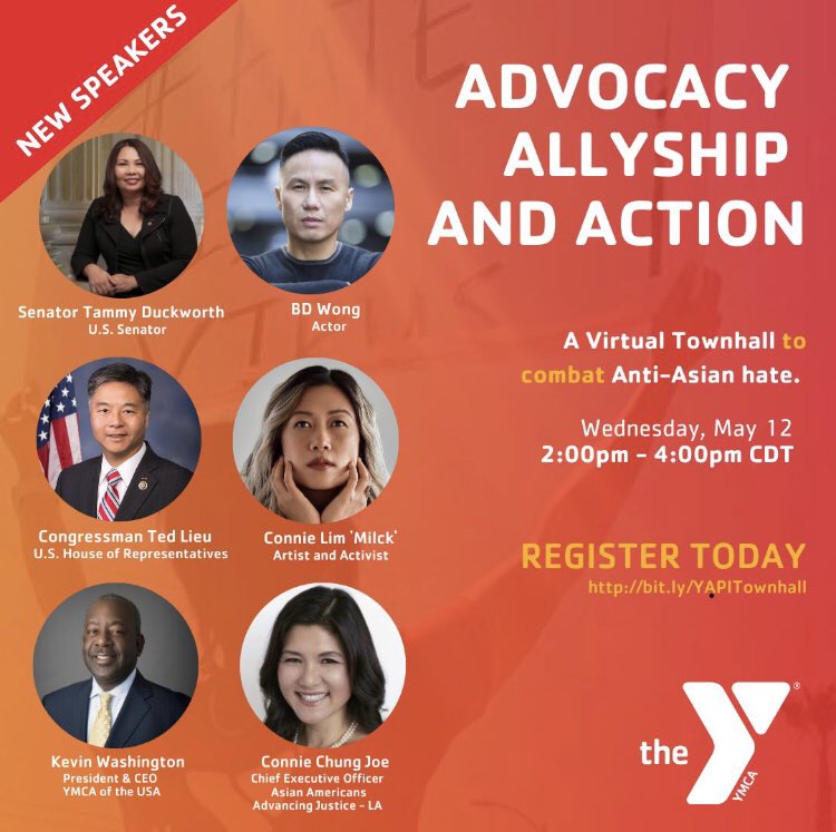 “When you see something, say something” - stand against API hate.  Valuable message from <a href="/SenDuckworth/">Tammy Duckworth</a> - encouraging the <a href="/ymca/">ymca</a> leadership to call attention to and call out incidents of #APIHate.  #buildBridges #Educate <a href="/GlobalYMCA/">Advancing Equity at the Y</a>