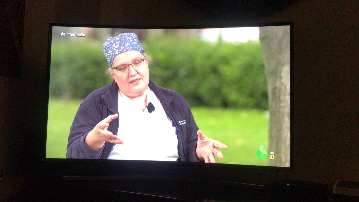 Gran entrevista a Araceli, #enfermera en el #ElIntermedio para el #DiaInternacionalDeLaEnfermeria 👏🏻👏🏻