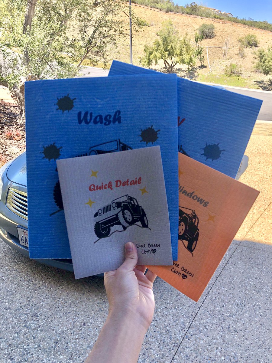 Did you know you can use our Ever Green Sponge Cloths to wash, dry, and detail your car 🚗 ? 
🛍️ Check our new designs: evergreencloth.com/products/regul…
#evergreencloth #pañoesponja #spongecloth #biodegradablesponge #swedishdishcloths #swedishdishcloth #swedishcloths #ecosponge #ecocloth