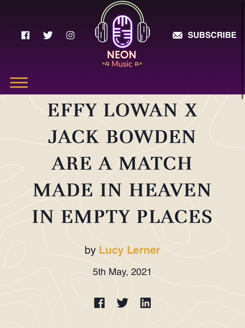 Thank you so much to these playlists and <a href="/neonmusicnow/">NEON MUSIC</a> for your support on mine and <a href="/jackbowdenmusic/">Jack Bowden</a> latest release ‘Empty Places’ 
@spotlightmusicllc @aloaded_ <a href="/escutai/">ESCUTAI</a>  #spotifyplaylists #newmusic #effylowan #contemporaryrnb #rap #ukrap #ukrnb #summersong