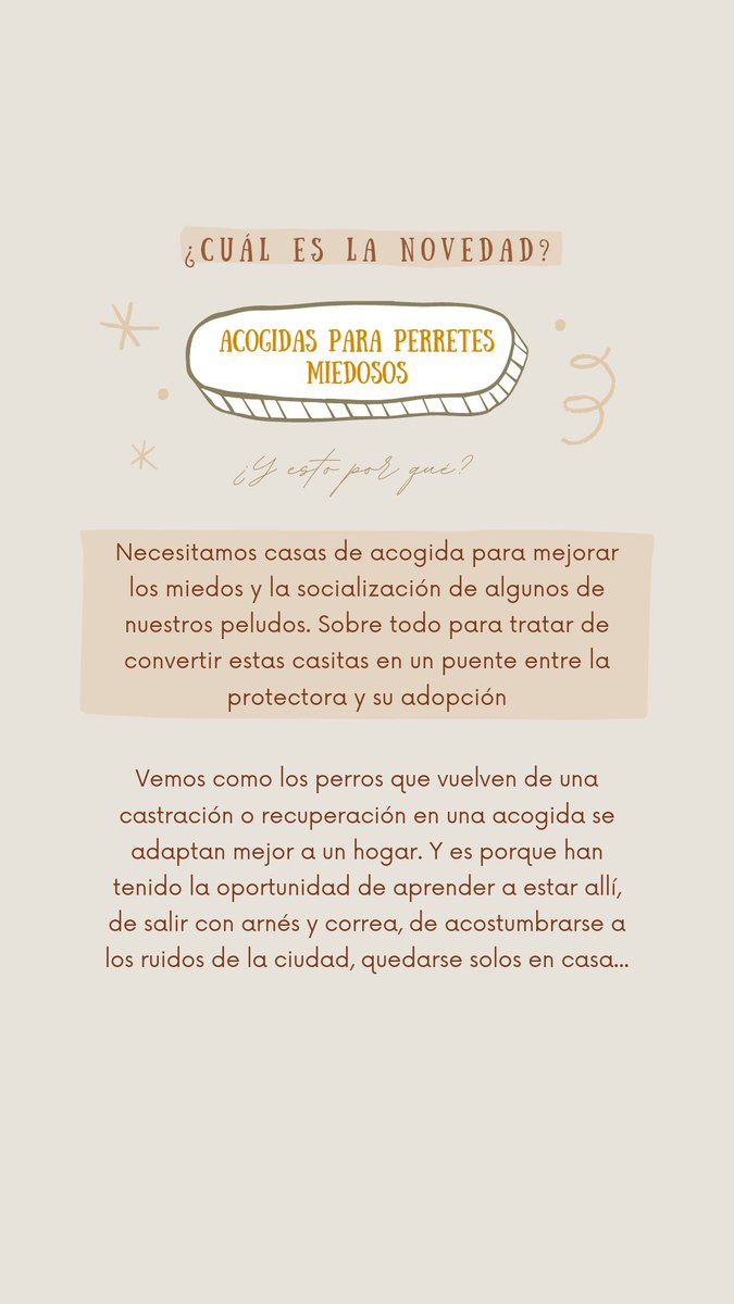 protectoranma's tweet photo. 📍 CASAS DE ACOGIDA: ¿CÓMO PODÉIS AYUDARLES? 

Os dejamos por aquí toda la info sobre qué es ser casa de acogida en No Me Abandones. Solo necesitas tres cosas: una casita, ganas y mucho mucho amor para darles, ¡lo demás lo ponemos nosotrxs! https://t.co/79f1MUiVWW