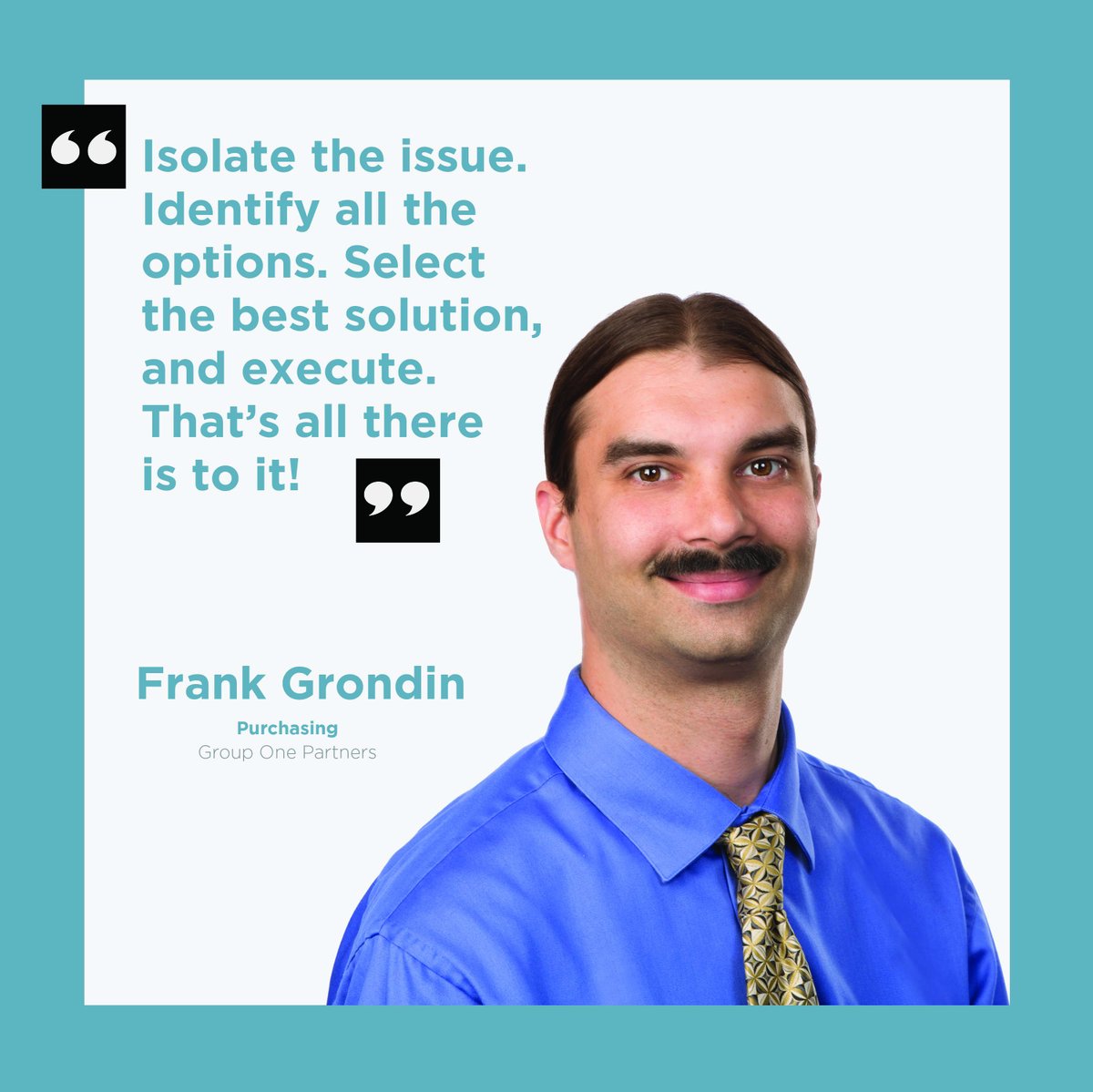 Group1Partners's tweet image. How does Frank execute his job as a purchasing agent? He's learned to juggle it all with over 20 years of experience at Group One.  #ourteam