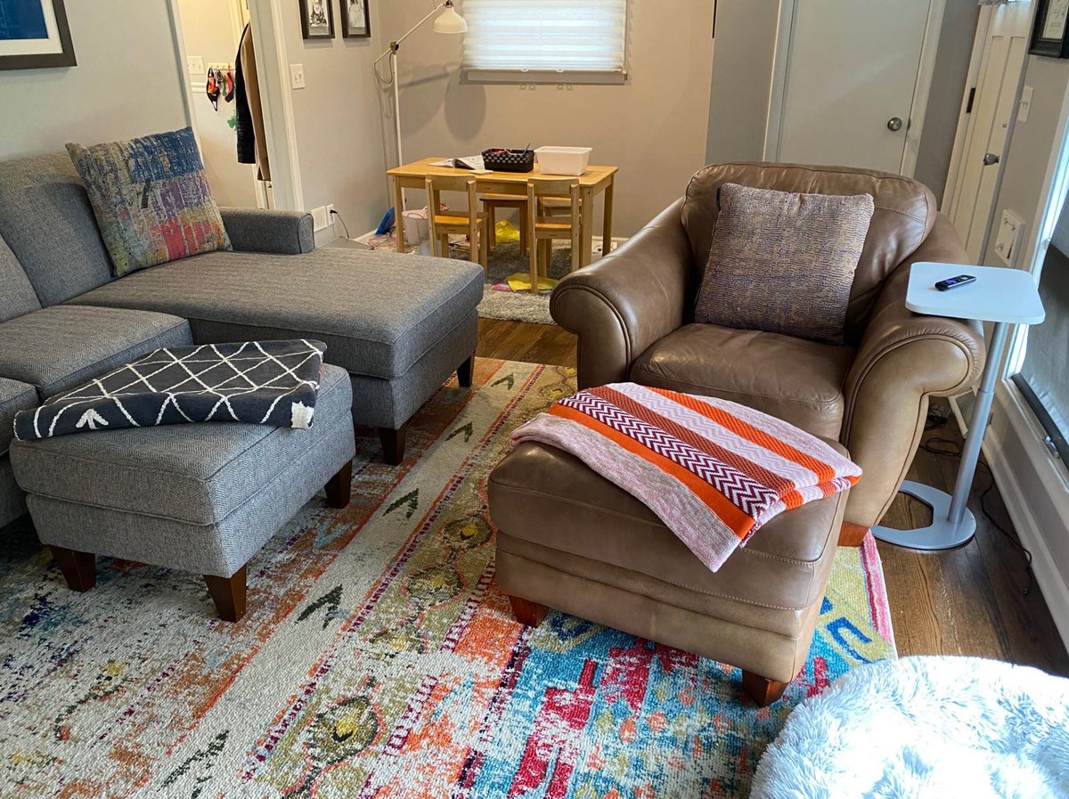 TableX_tables's tweet photo. 🚨 Customer spotlight alert!

Our lucky social media giveaway winner MacKenzie gave us a glimpse of her brand new APP table hard at work at home. 

She said-"it's so ideal because it can easily slide underneath all of our seating!" 💚

#tables #madeinUSA #interiordesign #giveaway https://t.co/pGLLDxcP4w
