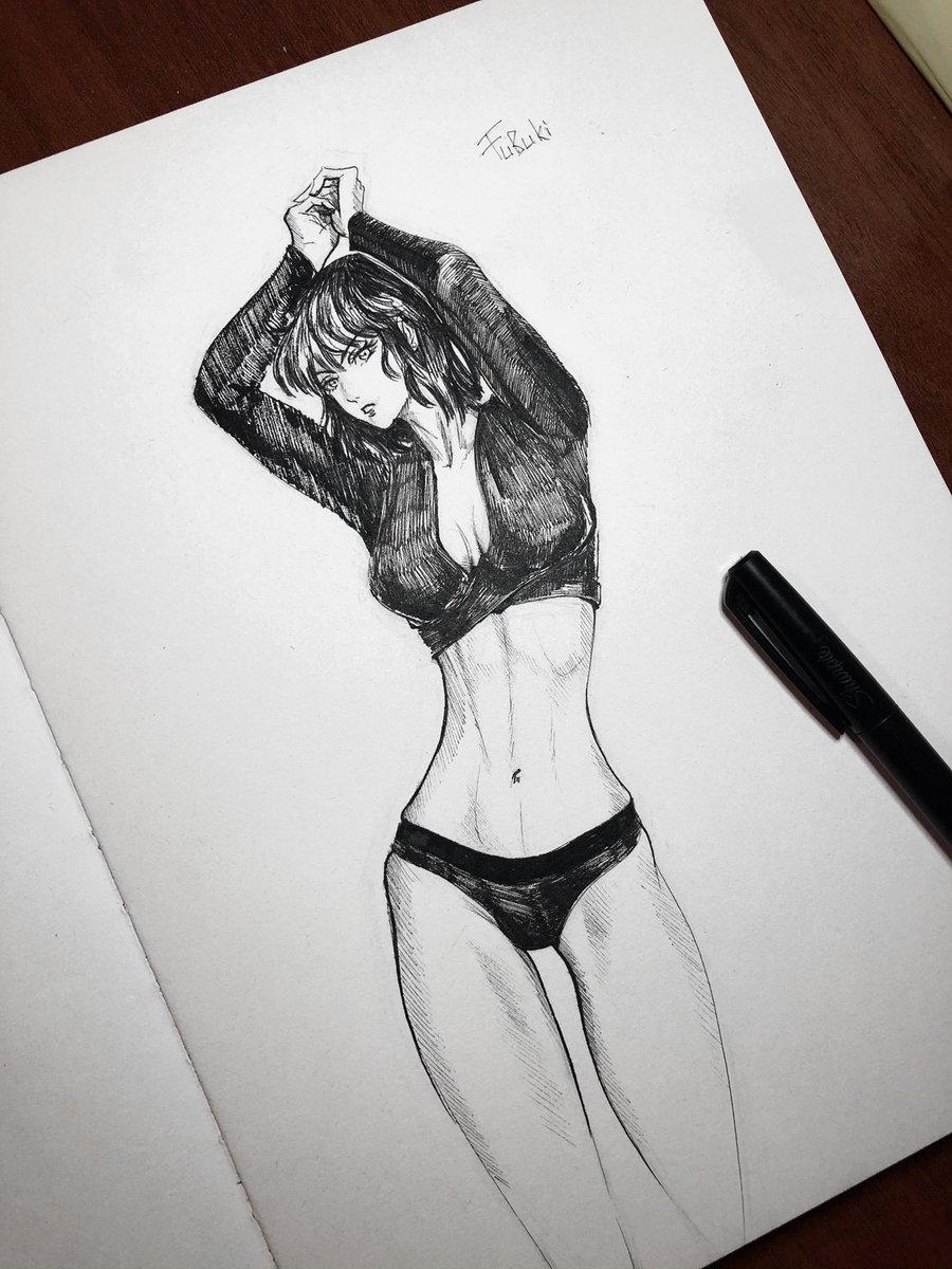 Late night Fubuki sketch ✍️ #OnePunchMan