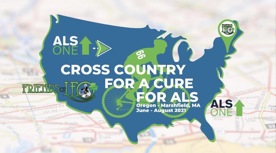 IBEW103's tweet image. Best of luck to Local 103 member Mike Myers on his cross country bicycle ride to support finding a cure for #ALS! 

To Learn more about Mike and join IBEW Local 103 in donating to the the ride, visit classy.org/campaign/cross…