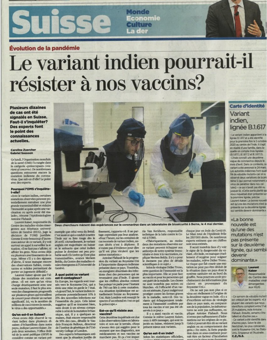 MBekliz's tweet photo. #Covid #COVID19 #variantIndien #SARSCoV2 #SARS_CoV_2 #unige
#hug #mimol https://t.co/GRAgRUKxI1