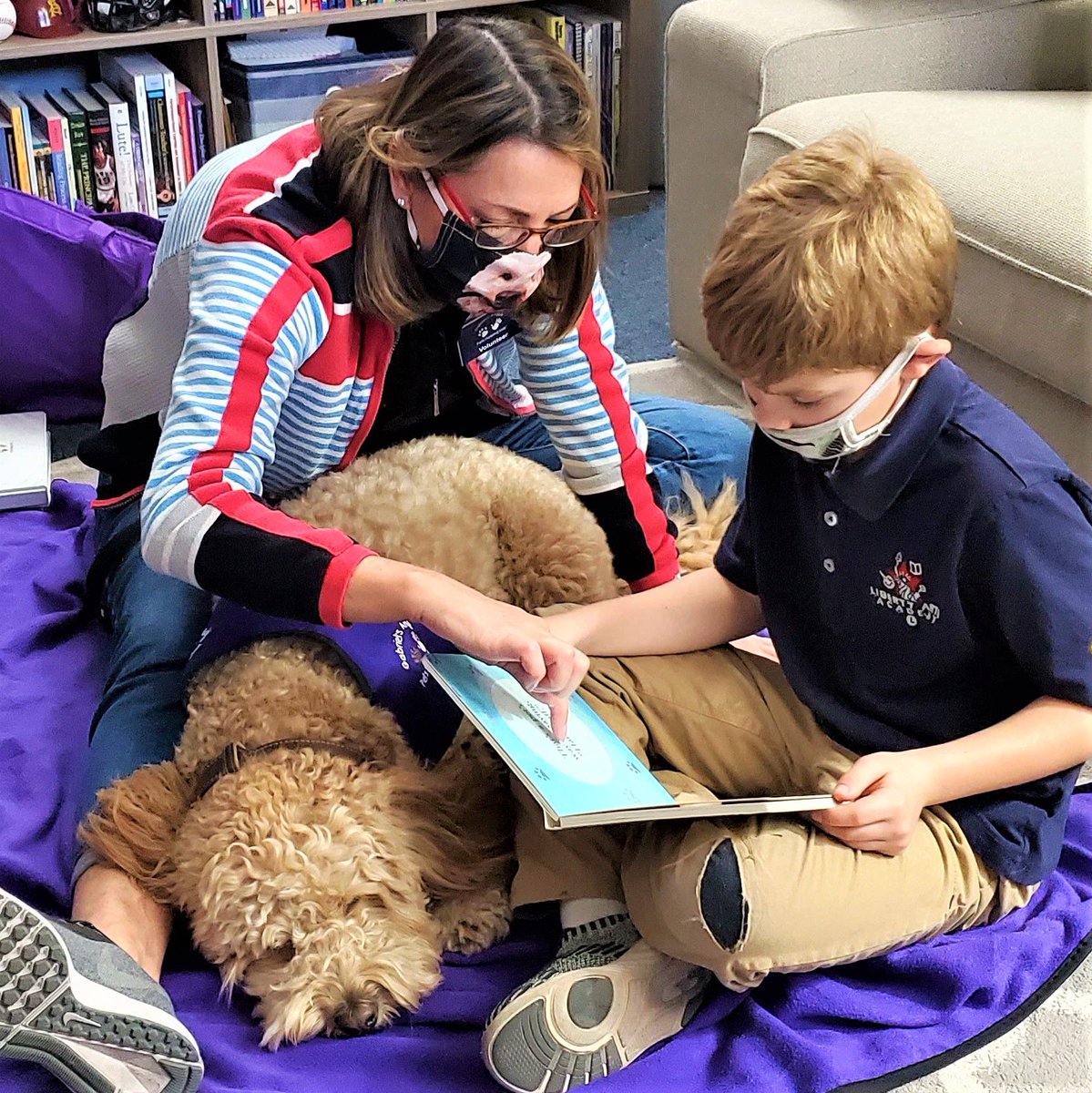GabrielsAngels's tweet photo. #WednesdayWisdom ๐99% of students who participate in Gabriel's Angels' Animals, Books, and Children (ABC) Program, increase their reading motivation while significantly improving their reading comprehension. #PetsHelpingKids https://t.co/nteZFX2YJm