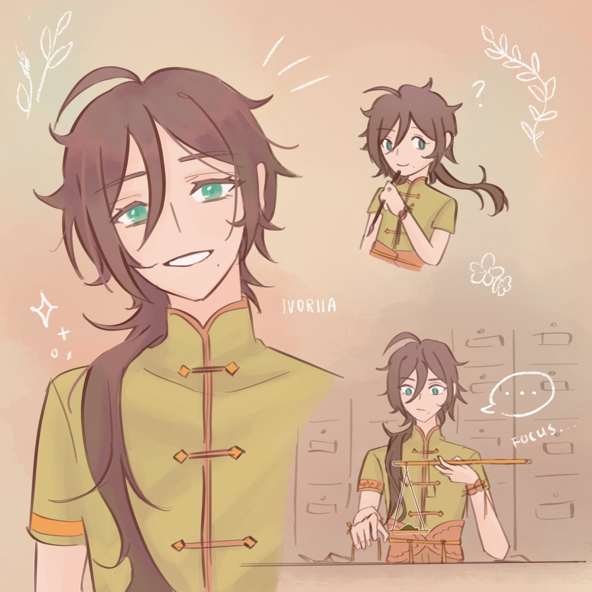 [#oc] hello have a look at my new son, zehui! 🥰 