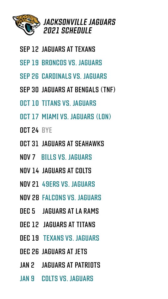 2022 Jacksonville Jaguars Schedule Cup Schedule 2022