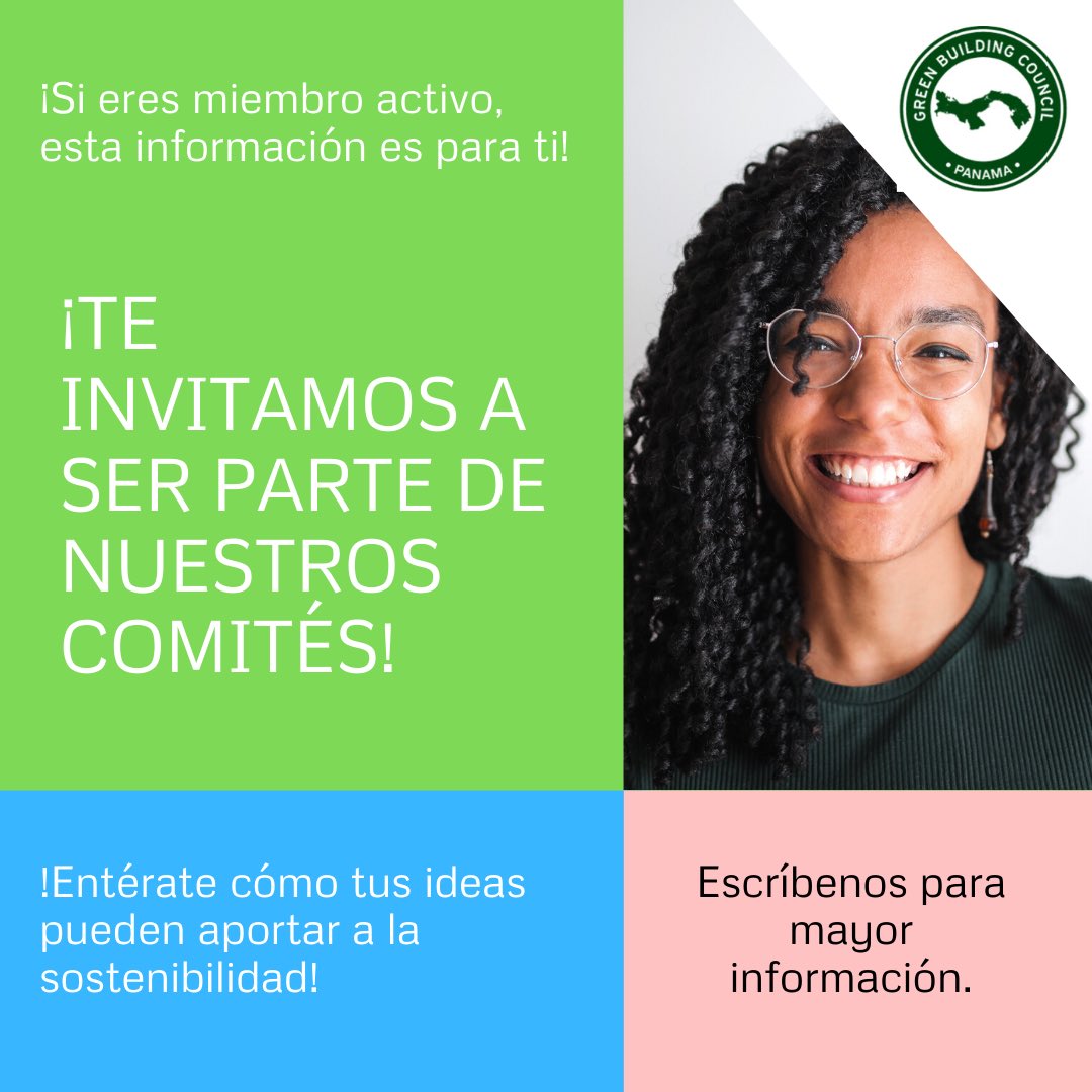 GBCPanama's tweet image. ¡Nuestros cambios y nuevos retos ya llegaron! Queremos que tus ideas sean escuchadas y que los cambios sobre el ambiente se materialicen, si eres miembro esta maravillosa oportunidad es para ti, sino lo eres te invitamos a serlo¡Pregúntanos cómo! #worldgbc #laoportunidadesahora