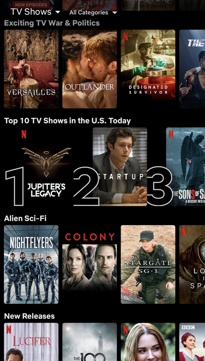 Startup is now the 2nd most watched TV Show on <a href="/netflix/">Netflix</a> #adambrody @iamedigathegi <a href="/perlmutations/">Ron Perlman</a> <a href="/bketai/">Ben Ketai</a> @Handlebrody