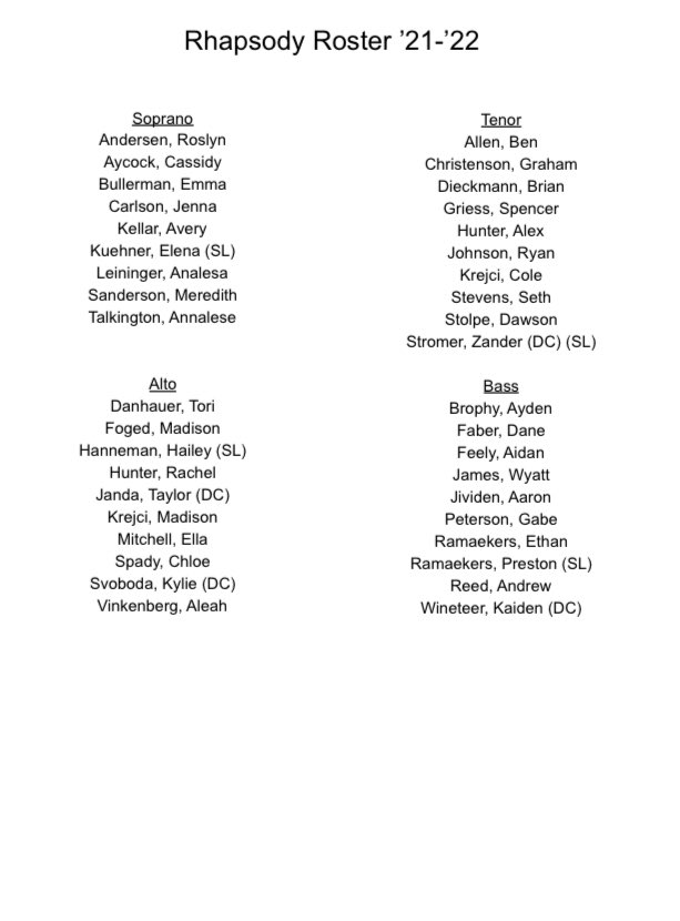 Congratulations to the 2021-2022 AHS Show Choir Ensembles!!! #aurorahuskies