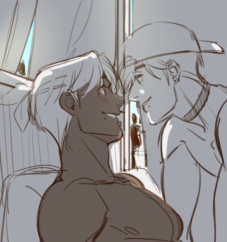 noriyoukinky's tweet image. when the SFW art of this month is going to come out a bit steamy 🧿👄🧿💦... thank you alcohol

#askingyoucomic #webcomic #OC #WIP