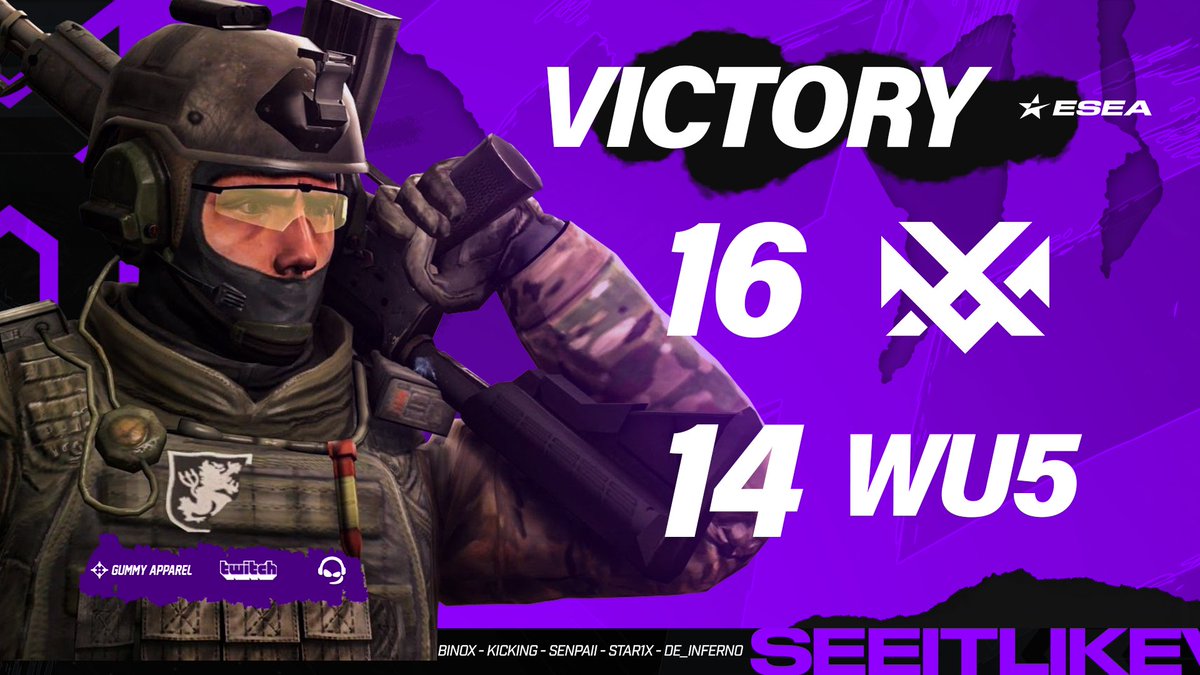 Vexo (@vexoorg) on Twitter photo Our #CSGO roster just pulled the upset !
We won our third game in the <a href="/ESEA/">ESEA League</a> Main Season 37 against Washed Up 5 🥳
It's only the beginning !
#SeeItLikeVexo Our #CSGO roster just pulled the upset !
We won our third game in the <a href="/ESEA/">ESEA League</a> Main Season 37 against Washed Up 5 🥳
It's only the beginning !
#SeeItLikeVexo