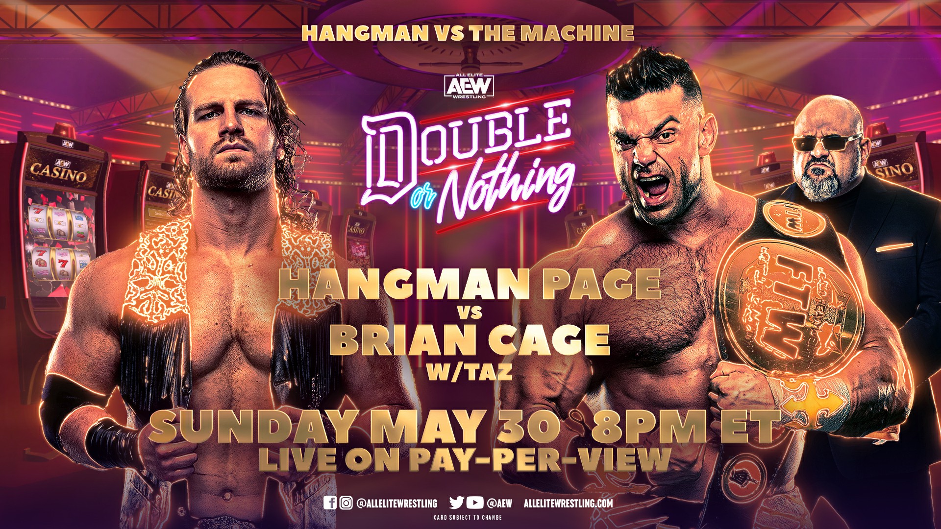 Carte de AEW Double or Nothing 2021 CatchNewz