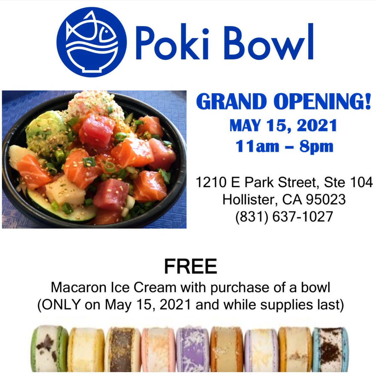 Poki Bowl  Hollister CA