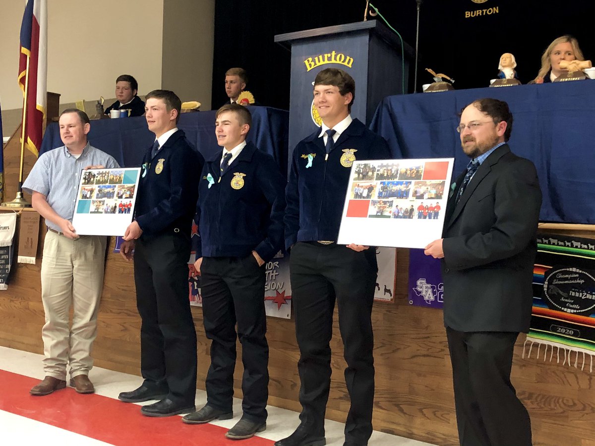 MattWamble's tweet photo. It was a great night celebrating with our award winning Burton FFA program.  This is an amazing group of students who exemplify Panther Pride!! #STATECHAMPS @BurtonIsd @burtonISDtech https://t.co/NYq14WPimA