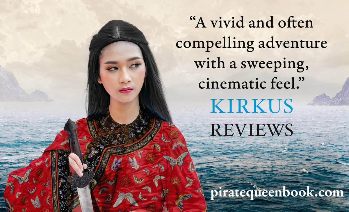 LarryFeign's tweet photo. The Flower Boat Girl, coming 28 June. https://t.co/ZrGeYq692M #kirkusreviews #historicalfiction #piratequeen https://t.co/VINhywVGz9