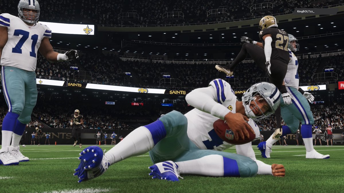 Botds_Saints21's tweet photo. We pull out a close battle vs a well coached dallas squad. Conference Championship up next!#Saints https://t.co/VxfoAGIgv5