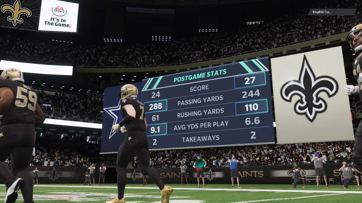 Botds_Saints21's tweet photo. We pull out a close battle vs a well coached dallas squad. Conference Championship up next!#Saints https://t.co/VxfoAGIgv5
