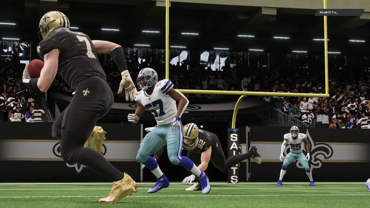 Botds_Saints21's tweet photo. We pull out a close battle vs a well coached dallas squad. Conference Championship up next!#Saints https://t.co/VxfoAGIgv5