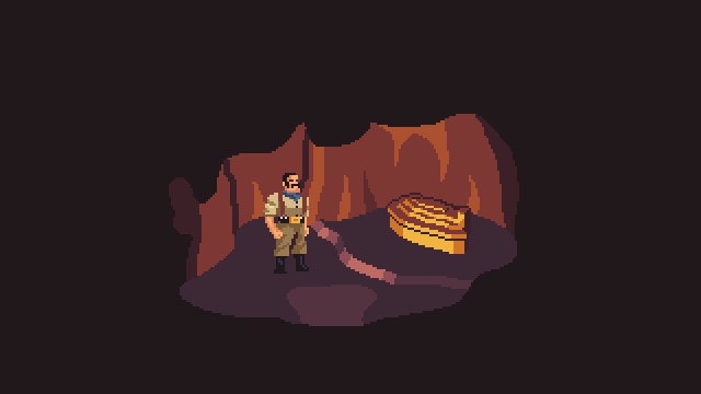 Rushing the background art more and more as time runs away from me here :(

#AdvJam2021 #pixelart #indiedev #indiegame #gamedev