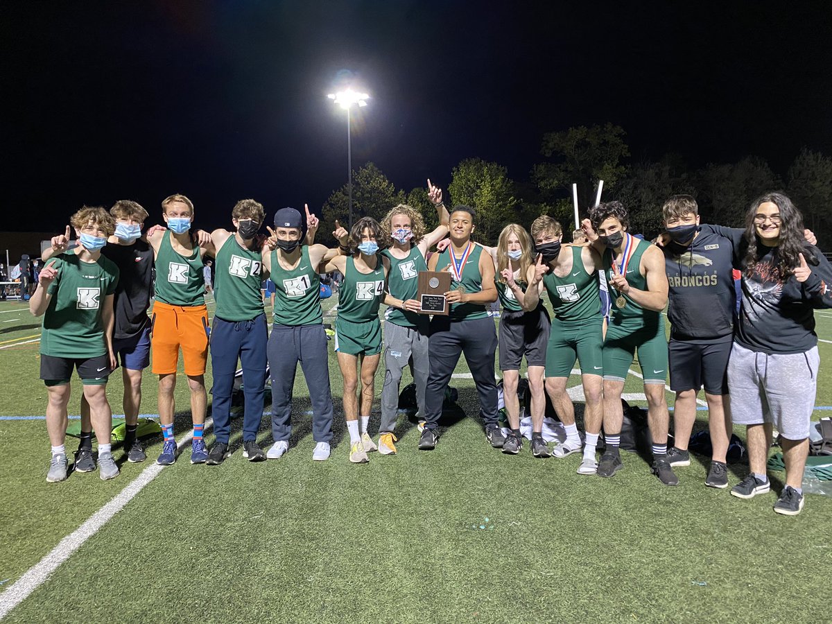 An incredible effort from our Boys Track Team.  They took home the Morris County Relays Small School Championship tonight.
