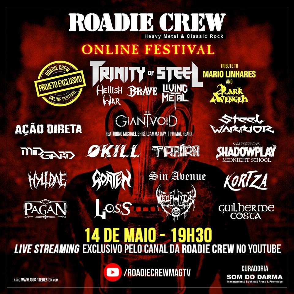 maquinaprofanaf's tweet photo. #MaquinaProfanaFest : Projeto exclusivo em tributo ao Dark Avenger, estreias promissoras e grandes nomes do metal nacional na edição desta sexta do "Roadie Crew - Online Festival"
Inscreva-se No #Blog👇🎧🎸
https://t.co/0A3MG1LblW
#FestivalOnline #DarkAvenger #RoadieCrew #live https://t.co/Y6LbcVas9h