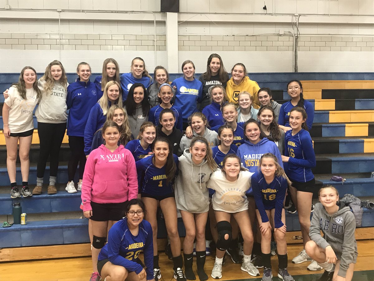brackenjen's tweet photo. Congratulations to Carly Scott one of the leaders of the MHS volleyball team for the last 4 years! Today she signed to go to Case Western Reserve to lead their volleyball program. Thank you for your the impact you’ve had on the Madeira volleyball program! #Madeirastrong https://t.co/3KsUhaZniH