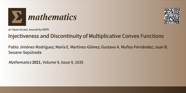 MathematicsMDPI's tweet photo. #Mathematics Article "#Injectiveness and #Discontinuity of #Multiplicative Convex Functions" 

#convexity #convexfunction #multiplicativeconvex

https://t.co/3IOJ1ngy3t

@MDPIOpenAccess
More related papers at this Section!:https://t.co/uFIlYlQPnS https://t.co/kM82n204L5
