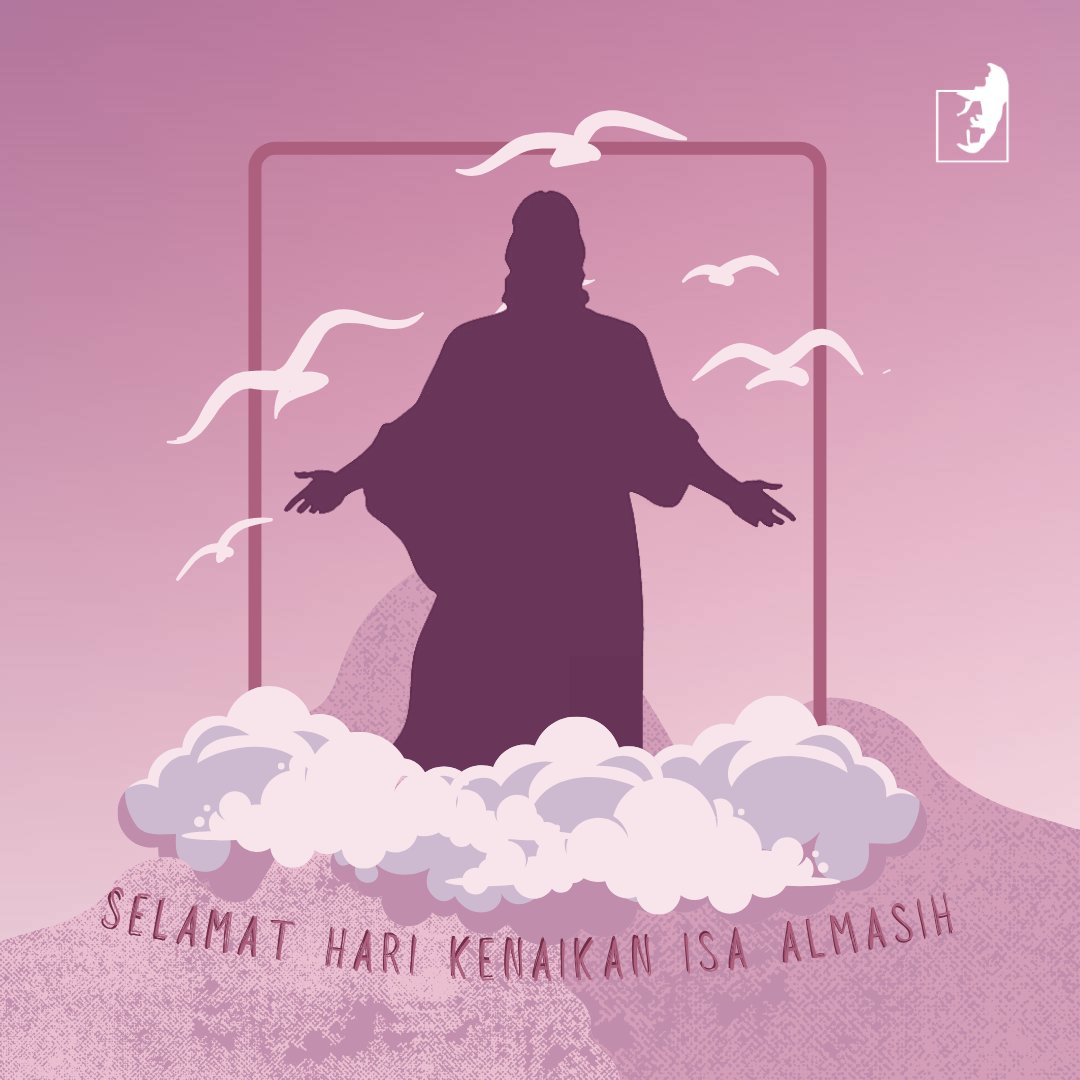 Selamat hari kenaikan Isa Al-Masih untuk semua umat Kristiani. Semoga tuhan memberkati kita dengan kedamaian dan cinta 💜