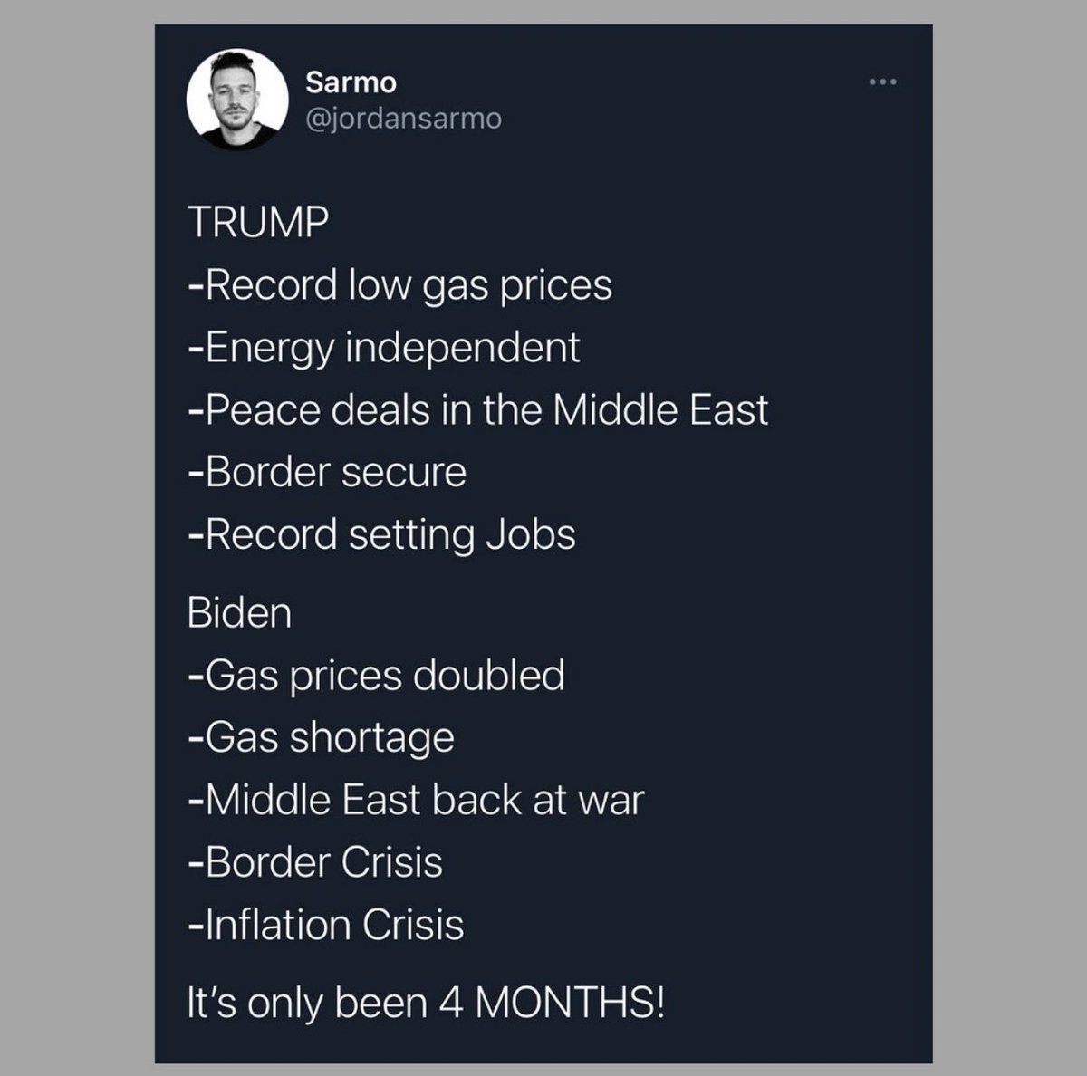 BrittMahala's tweet photo. but trumps tweets were ~MeAn~ https://t.co/37YNrEig1M