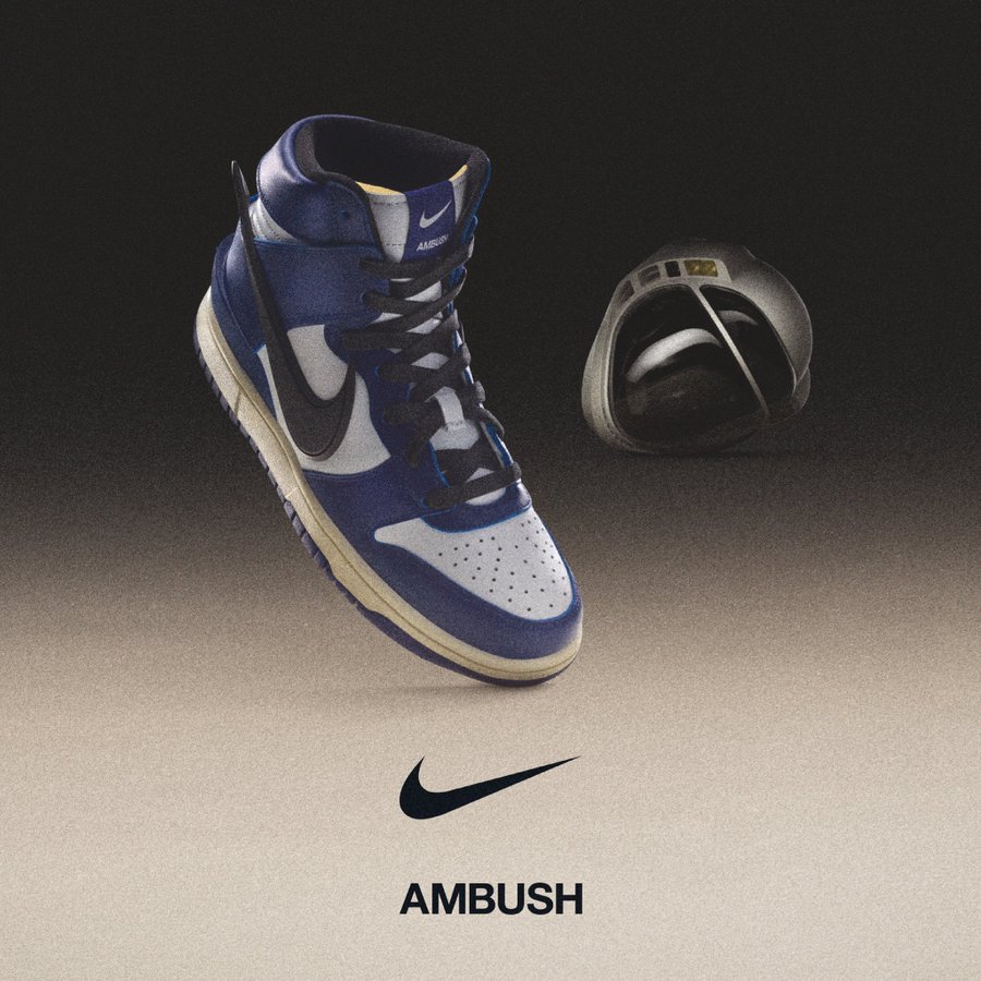 Release Date: AMBUSH x Nike Dunk High 'Deep Royal' - Sneaker Freaker
